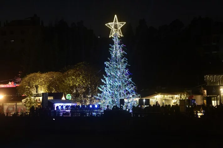 Bnachii Lake Christmas Tree Lighting 